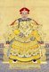 China: Formal portrait of Emperor Qianlong (1711 - 1799). His temple name was Gaozong